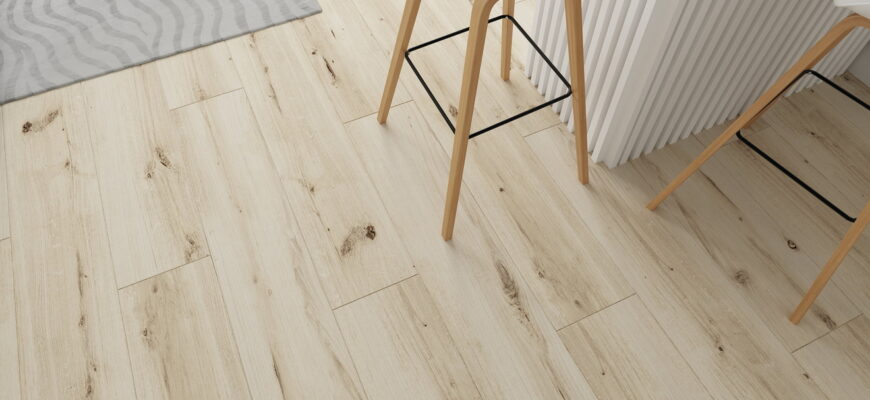 Керамогранит Cersanit Wood Concept Natural ректификат светло-бежевый рельеф 21,8x89,8 WN4T303